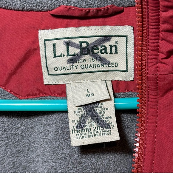 LL Bean Warm Up Fleece Lined Jacket. - Picture 5 of 7